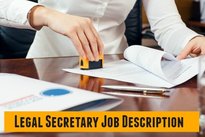 job description for legal secretary on resume