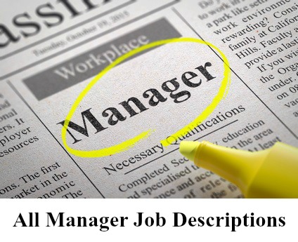 general manager job description manufacturing