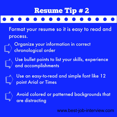 Resume Building Tips #2