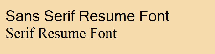 best resume font size 2022