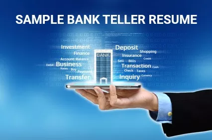 sample cover letter for resume bank teller