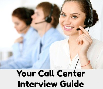 3 call center agents at work with words