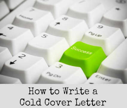 cold resume cover letter sample