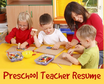 Preschool teacher and preschool learners at school table